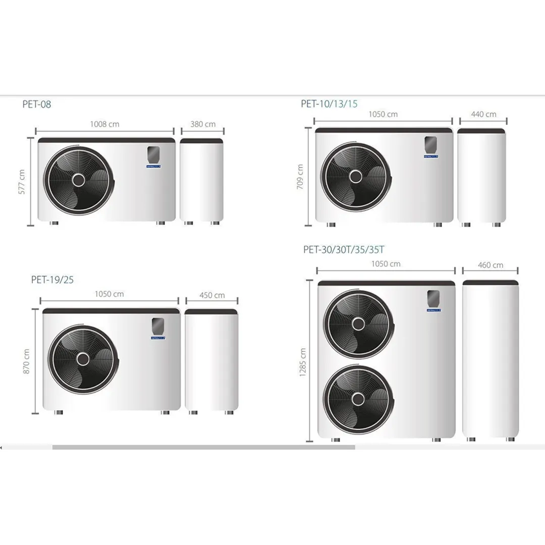 AstralPool Pro Elyo Touch PET-35-R32 Monofaze Havuz Isı Pompası – Markapool (2)